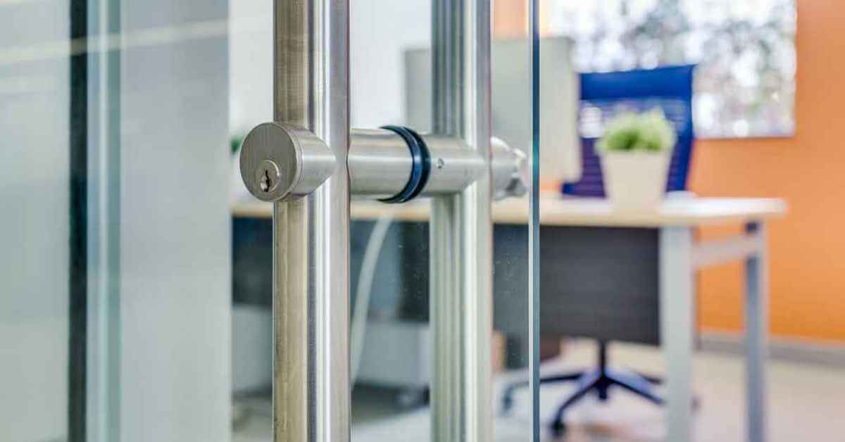 Securing Door Frames Installation Process IMT Modular Partitions