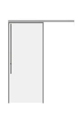 Illustration of full glass sliding door from IMT