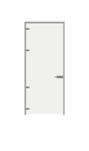 illustration of full glass swing door from IMT